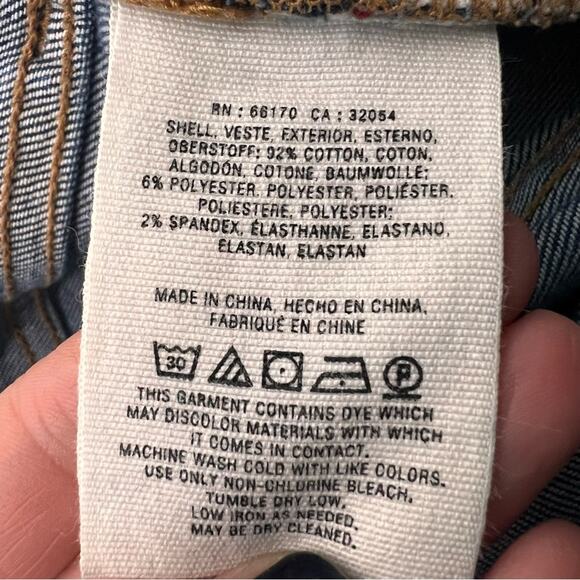 Anthropologie Pilcro Slim Straight Blue Jeans 28 - Picture 12 of 12